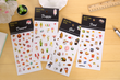 Foodie Masking Stickers PVC